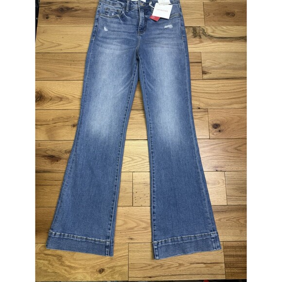 Lovervet Denim - Lovervet High Rise Flare Jeans Size 27/5.  Tummy Control Jeans. Vervet Medium